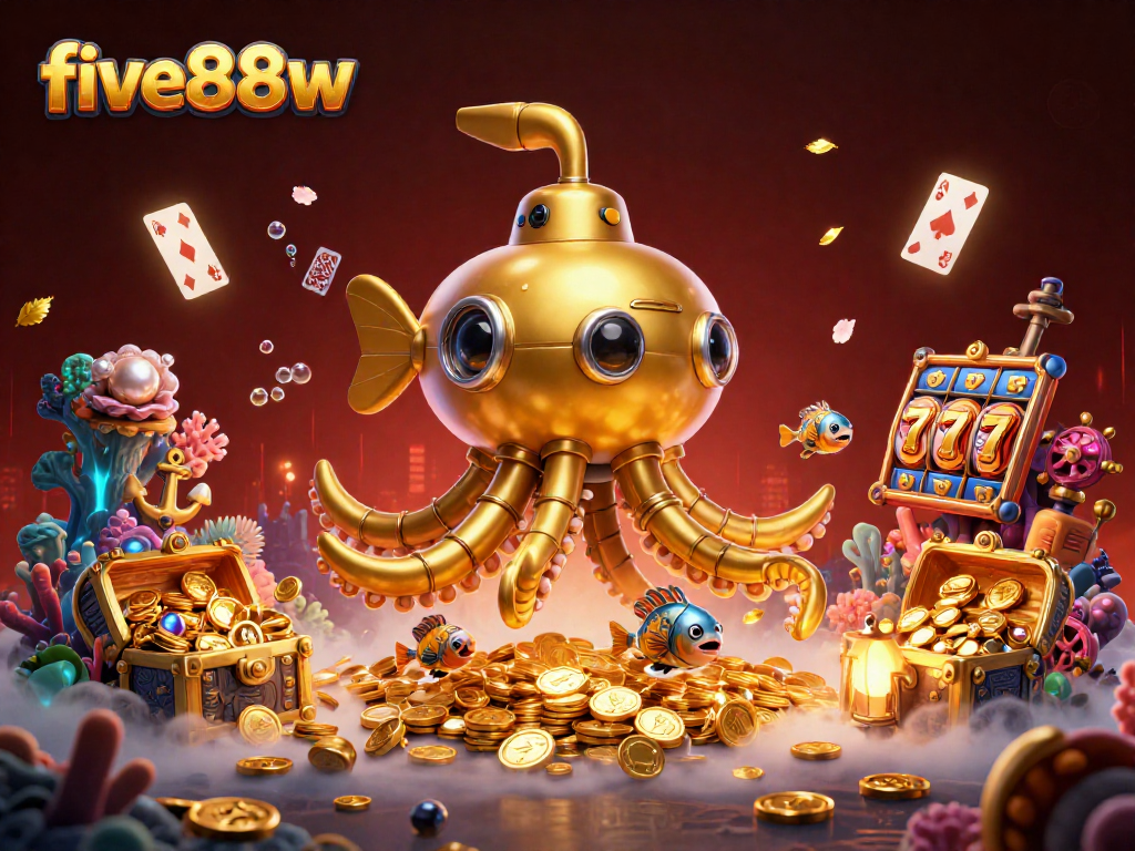 Experience thrilling wins at five88w with vibrant games and golden treasures beneath the sea.