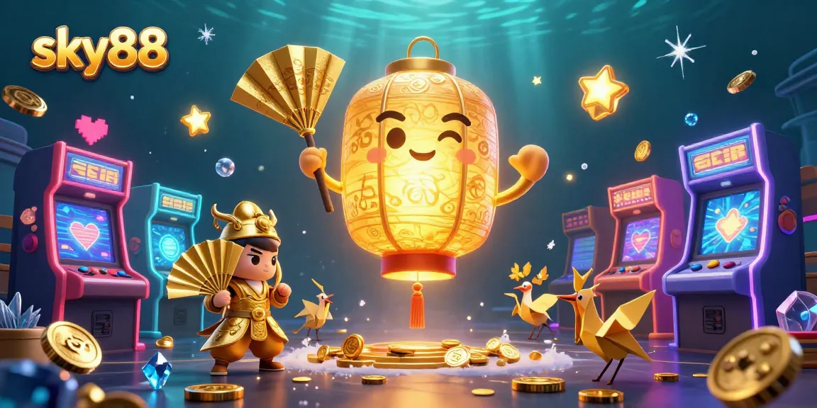 Experience thrilling action at sky88's dynamic casino market with colorful game elements and vibrant visuals.