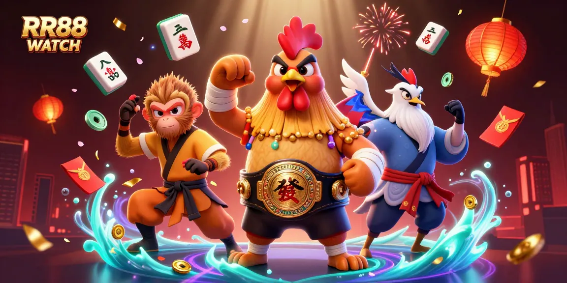 Bet on RR88 WATCH showcasing dynamic characters in a rich casino-themed environment.