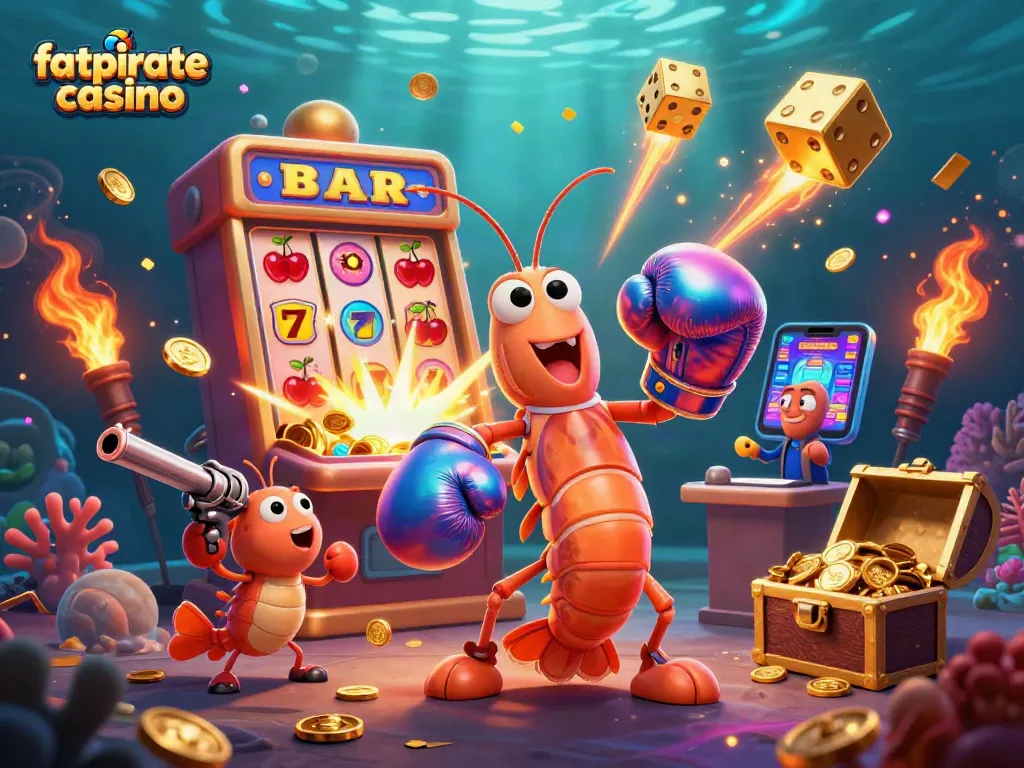 Experience the excitement of fatpirate casino with vibrant 3D characters and thrilling game elements!