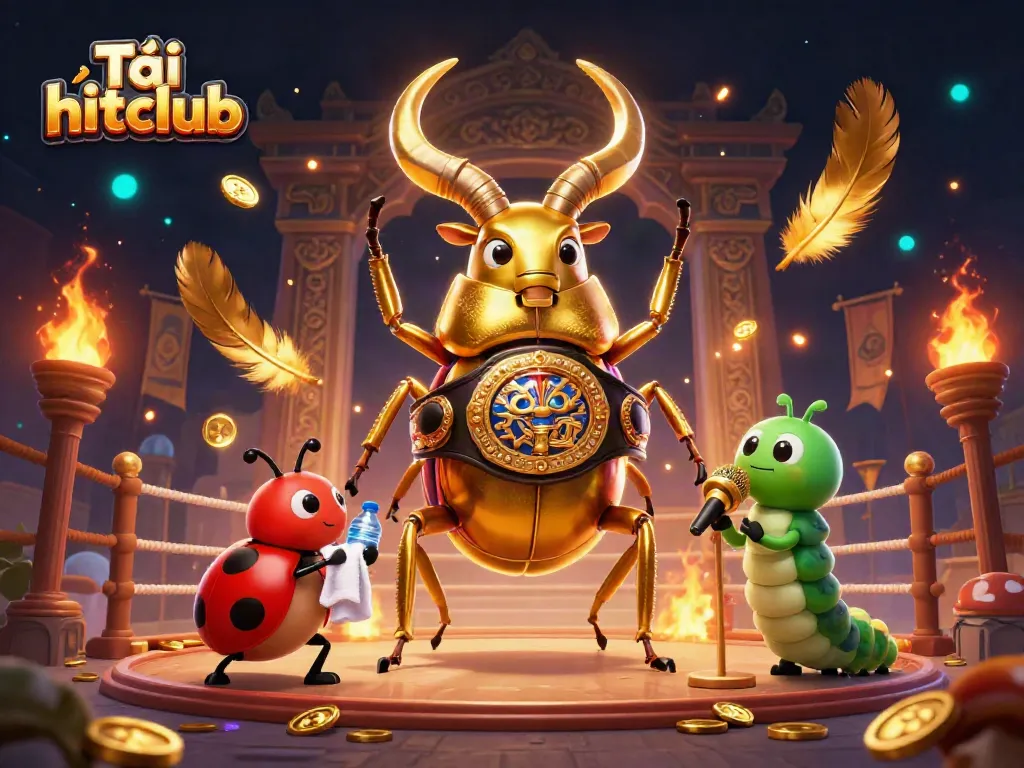 Experience thrilling gameplay with Tải hitclub showcased by vibrant 3D characters and casino elements.