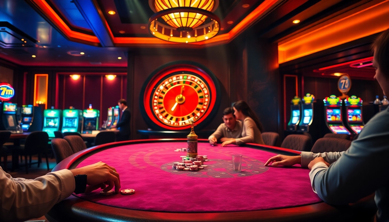 Experience thrilling gambling action at a luxurious casino, featuring a 7m poker game.