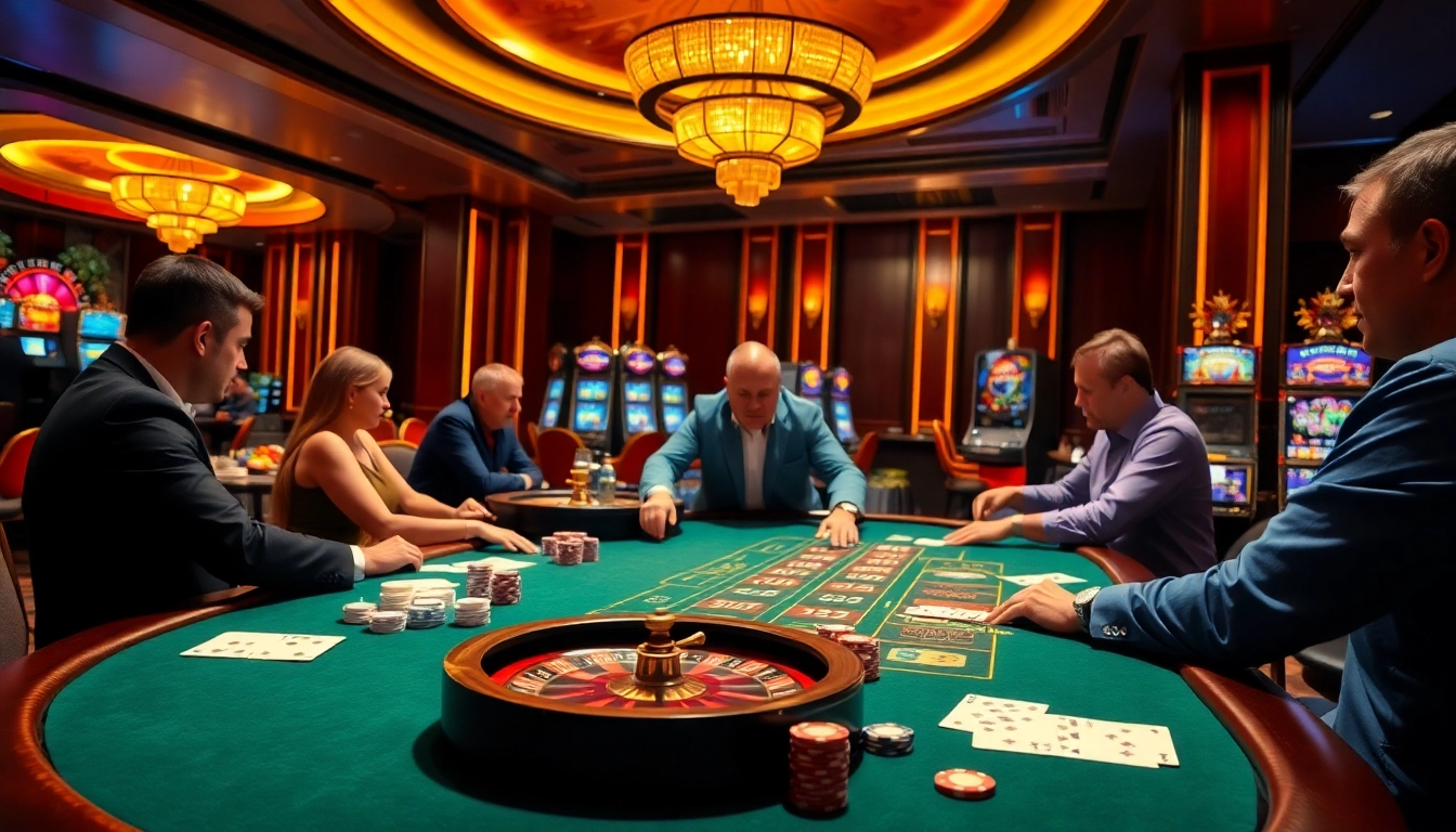 Experience the thrill of u888 gaming with a vibrant casino scene featuring roulette and poker elements.