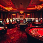 Exciting gaming experience at https://fabet3.com/ showcasing roulette, poker, and vibrant slot machines.