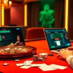 Experience thrilling online gaming at the website vin88, featuring roulette and vibrant casino elements.