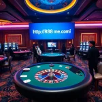 Exciting casino experience at https://rr88me.com/ with vibrant tables and professional gaming atmosphere.