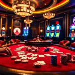 Exciting casino experience showcasing hidden wiki themes at a poker table with vibrant action.
