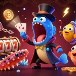 Experience thrilling gaming action with tải sun win in this vibrant 3D casino scene featuring unique characters and elements.