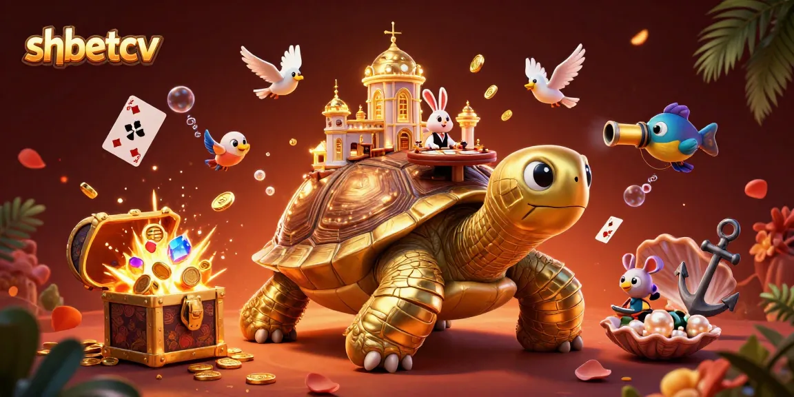 Engage in thrilling gameplay at shbetcv with vibrant 3D casino scene showcasing fun characters and games.