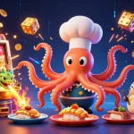 Experience the excitement of gg88 with a vibrant 3D casino illustration featuring dynamic characters and gaming elements.