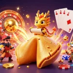 Experience the thrill of 33win with a vibrant 3D casino scene featuring gold fortune elements.